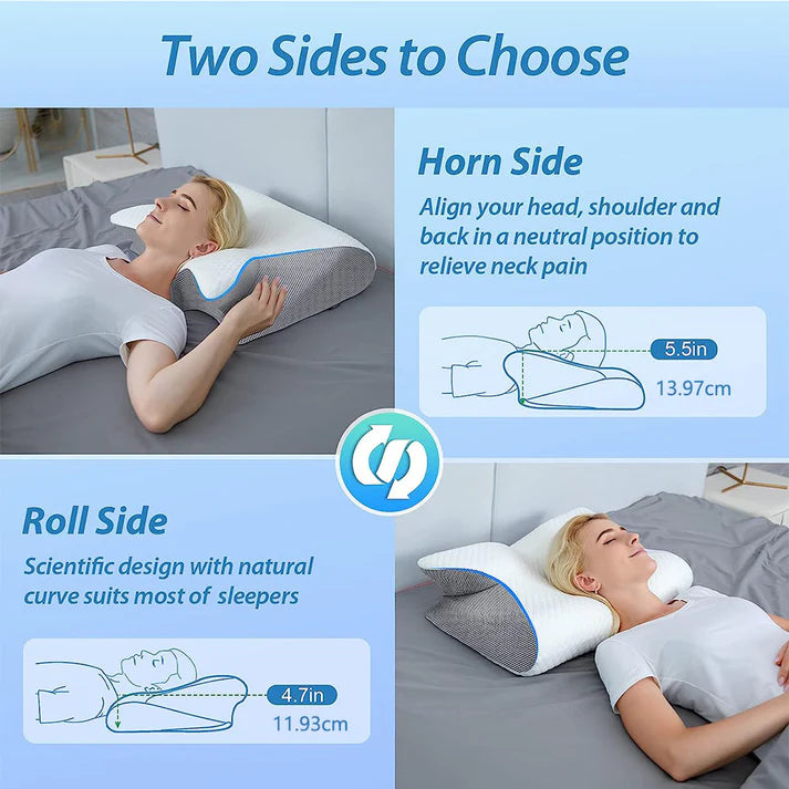 Cervical Neck Foam Pillow